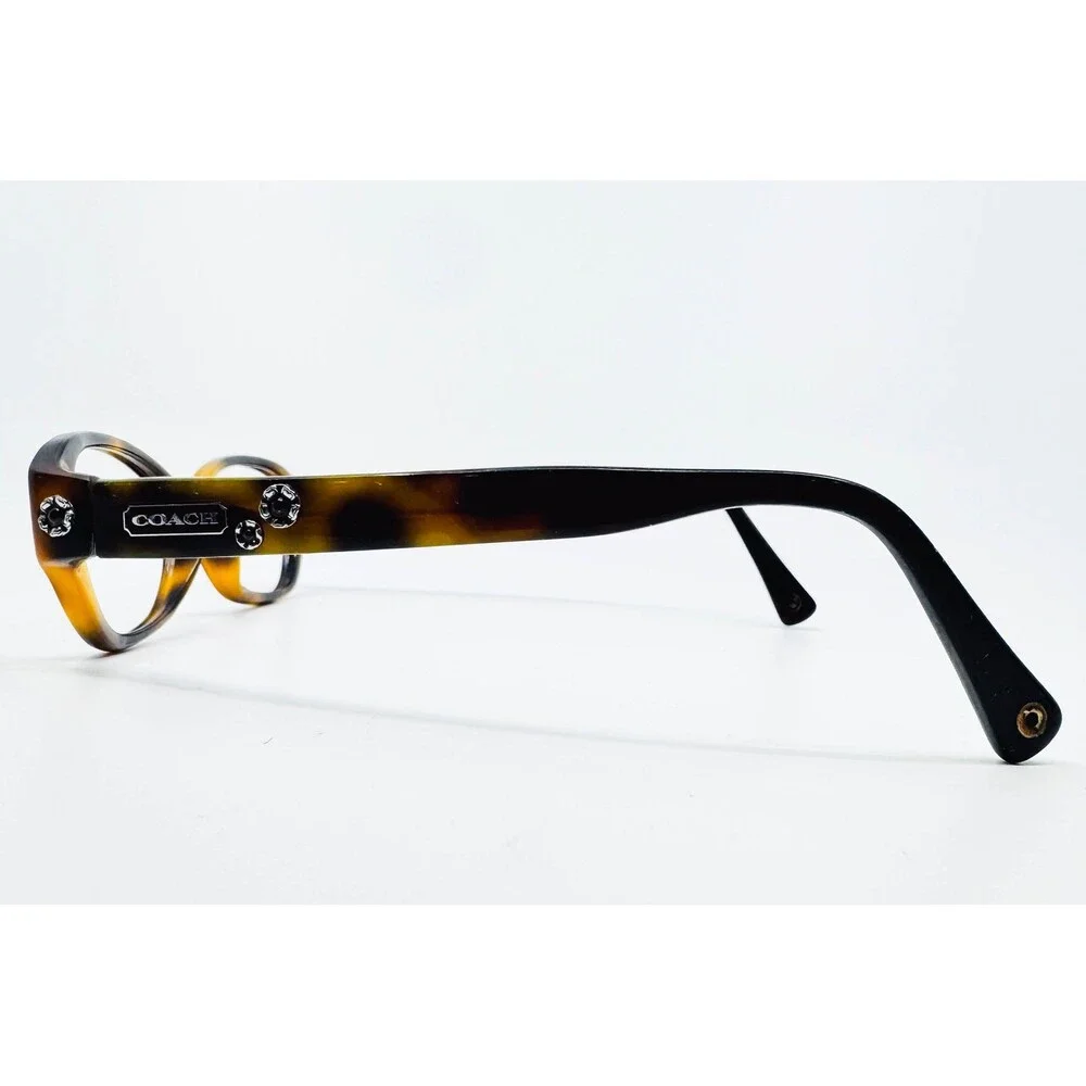 Coach Eyeglasses Womens Tortoise HC 6015 Delaney 5031 50-16-130